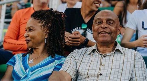 Paul Felix with his wife Marlean Felix.